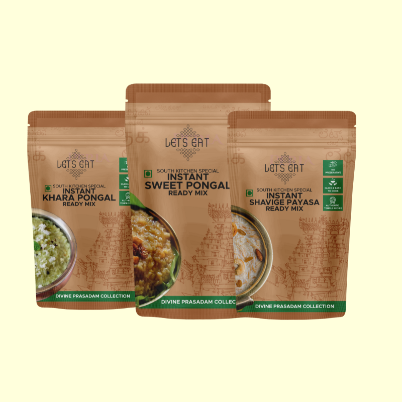 Divine Prasadam Collection Combo |Family Pack |South Kitchen Special